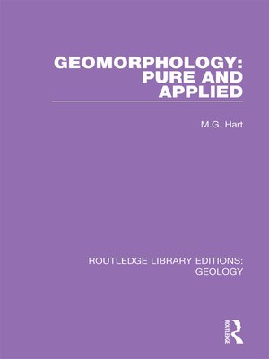 cover image of Geomorphology